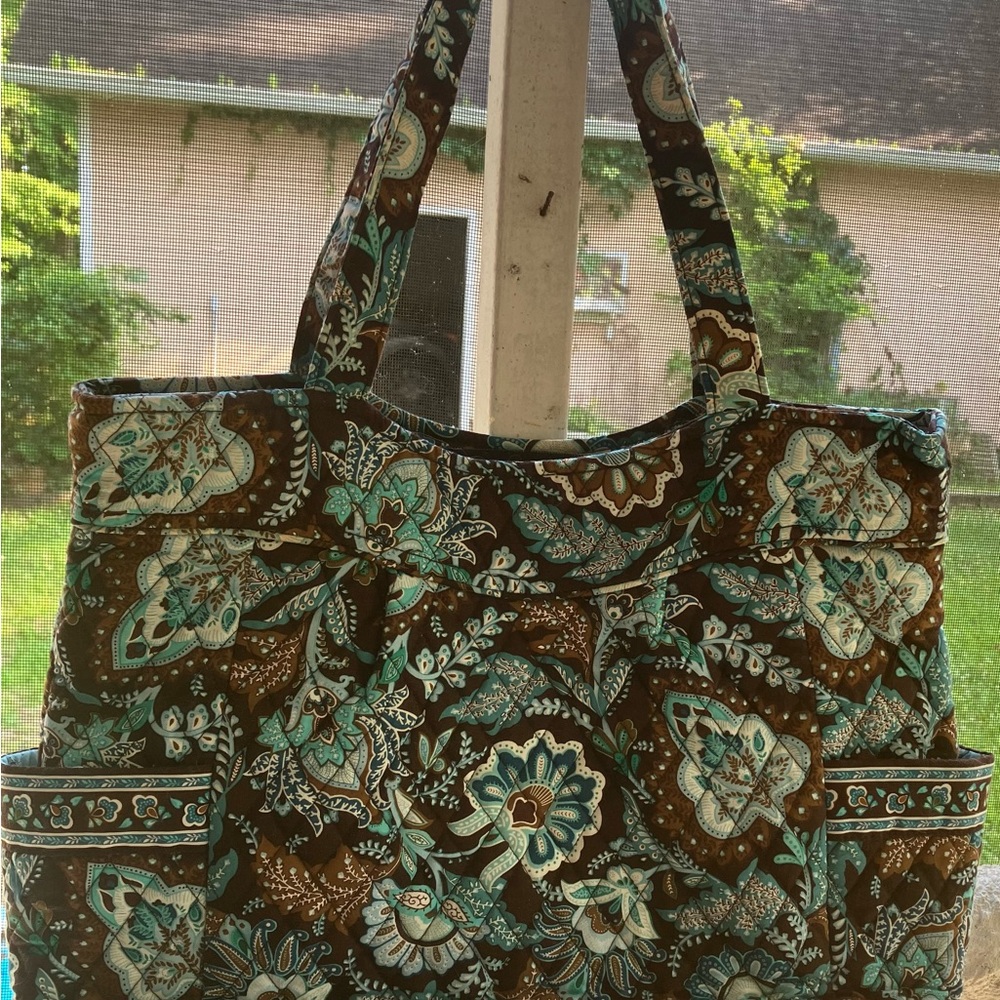 Vera Bradley Tote In Retired Java Print - image 1